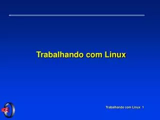 trabalhando com linux