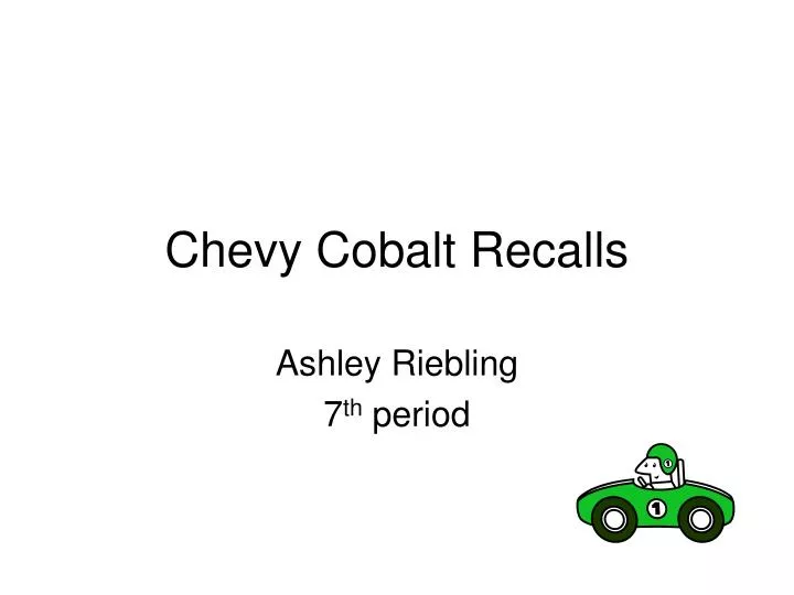 chevy cobalt recalls