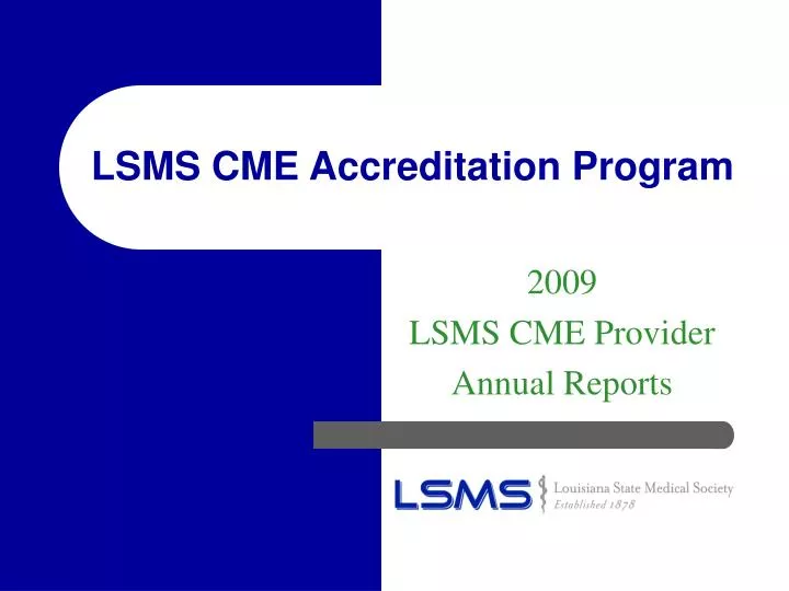 lsms cme accreditation program