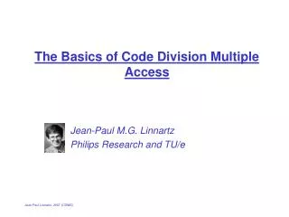 The Basics of Code Division Multiple Access