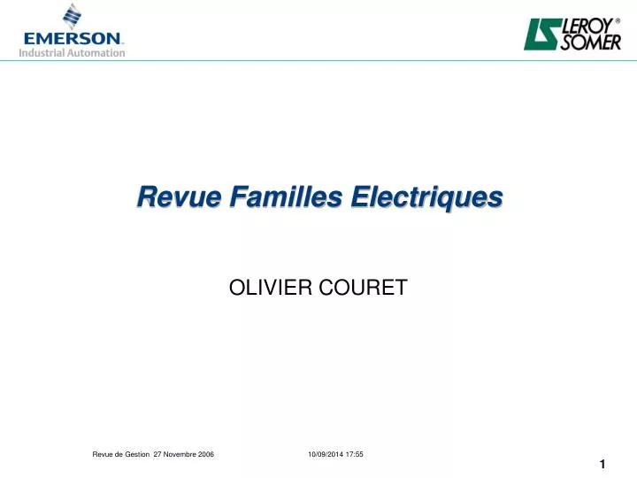 revue familles electriques