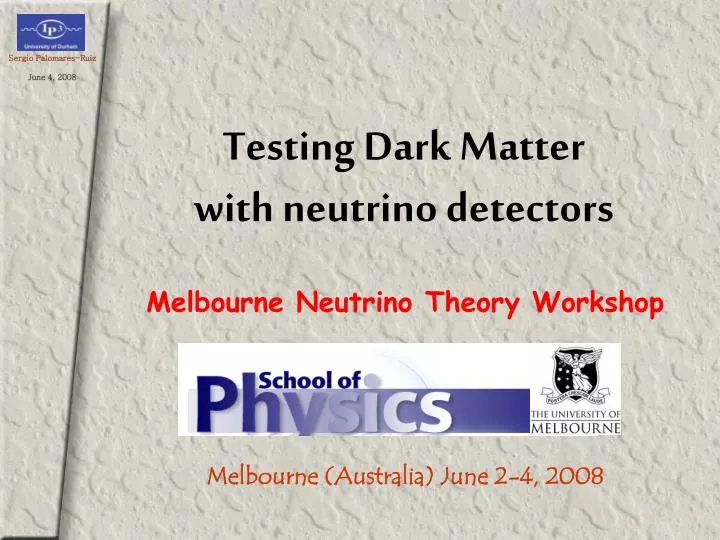 testing dark matter with neutrino detectors
