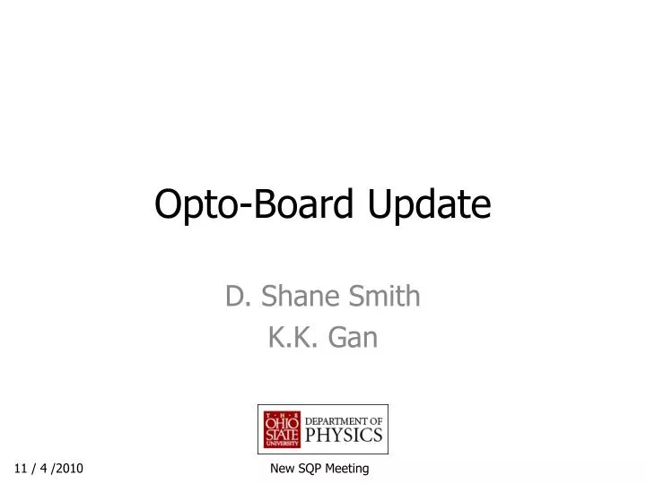 opto board update