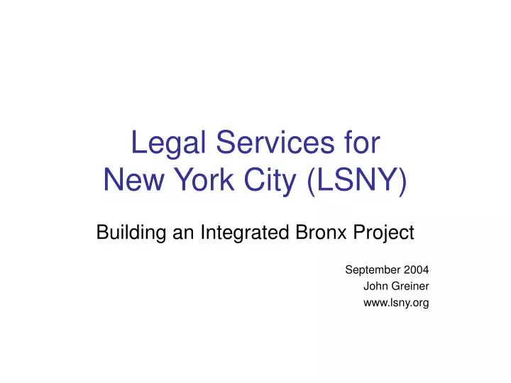 legal services for new york city lsny