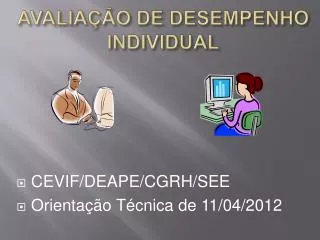 avalia o de desempenho individual