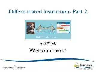 Differentiated Instruction- Part 2