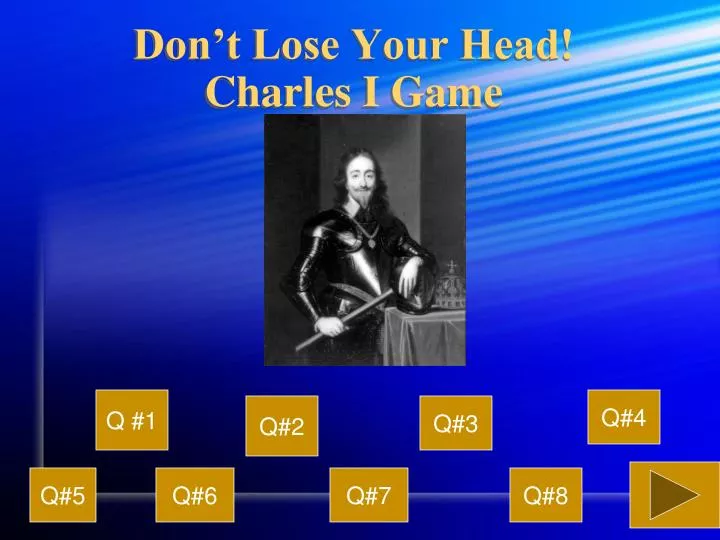 don t lose your head charles i game