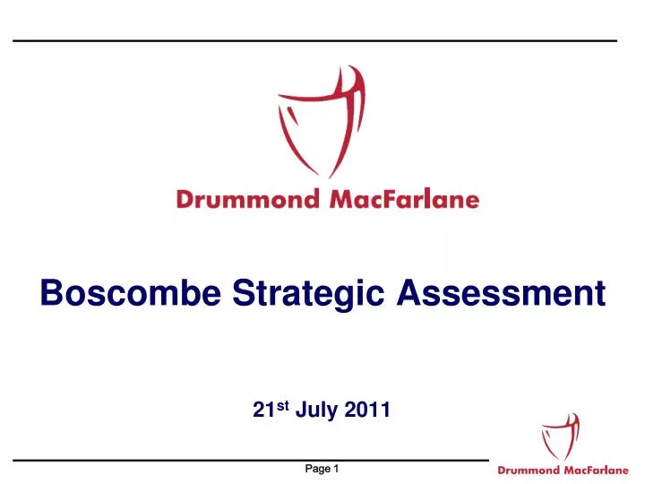 boscombe strategic assessment