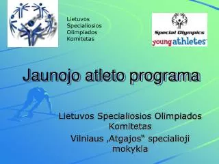 jaunojo atleto programa