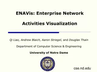 ENAVis: Enterprise Network Activities Visualization