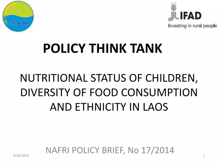 nutritional status of children diversity of food consumption and ethnicity in laos