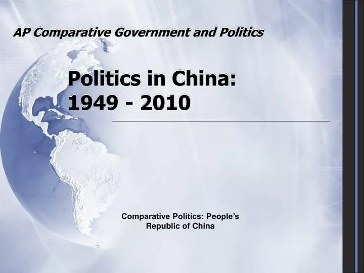 ap comparative government and politics