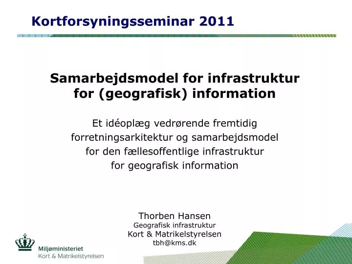 kortforsyningsseminar 2011