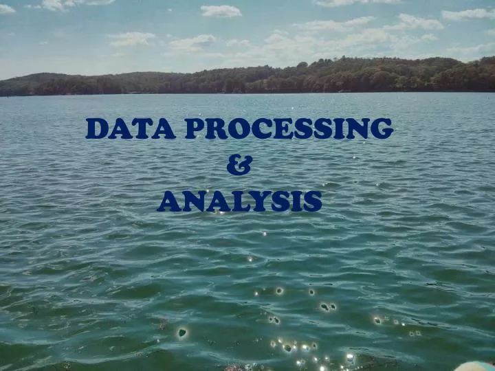 data processing analysis