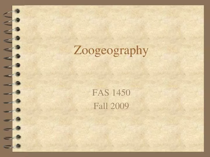 zoogeography