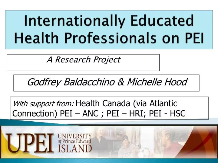 internationally educated health professionals on pei