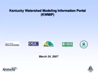 Kentucky Watershed Modeling Information Portal (KWMIP)