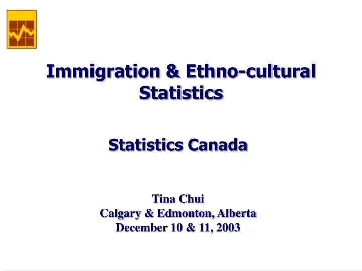 immigration ethno cultural statistics
