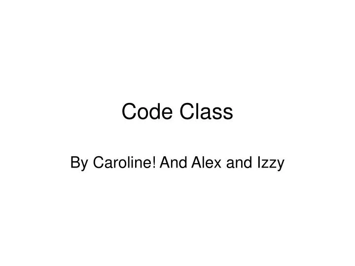 code class