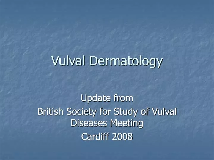 vulval dermatology
