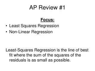AP Review #1