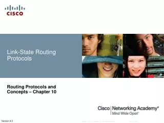 Link-State Routing Protocols