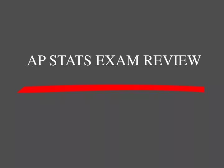 ap stats exam review