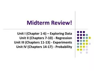 Midterm Review!