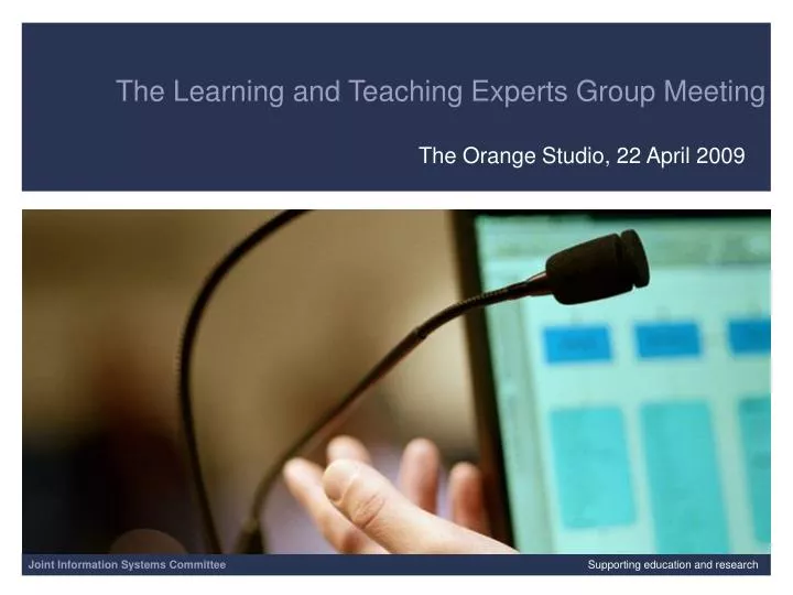 the learning and teaching experts group meeting
