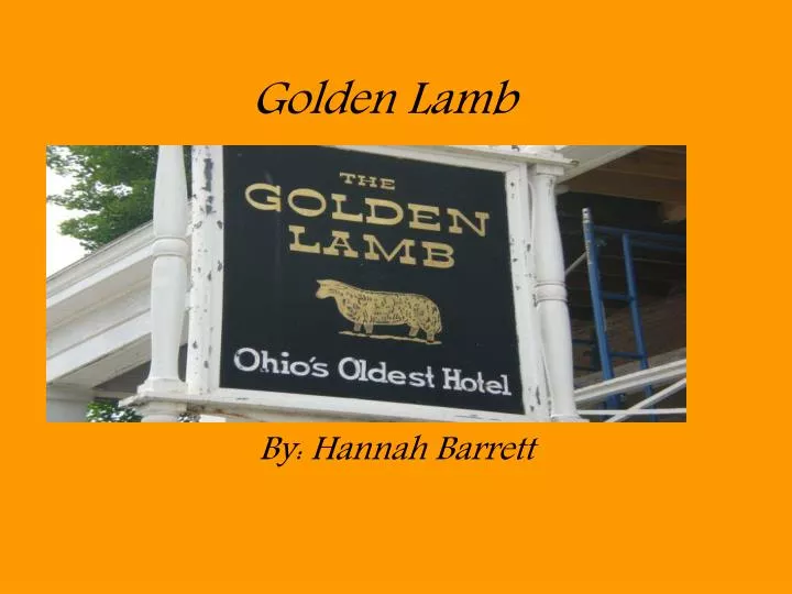 golden lamb