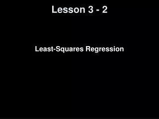 Lesson 3 - 2