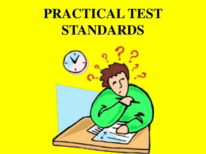 practical test standards