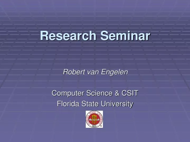 research seminar