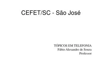 cefet sc s o jos