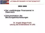 IRIS 2006 - slide 1