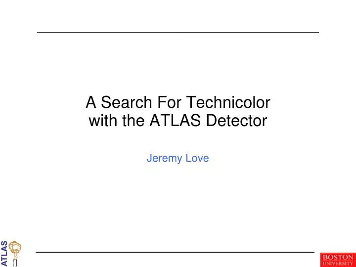 a search for technicolor with the atlas detector