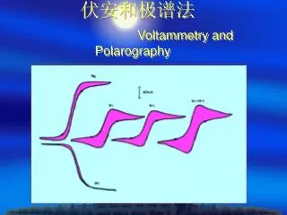 voltammetry and polarography