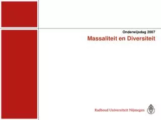 onderwijsdag 2007