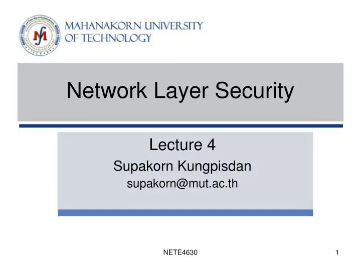 network layer security