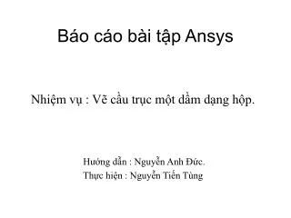 b o c o b i t p ansys