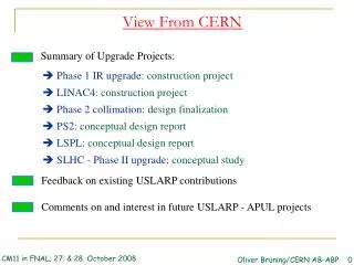 View From CERN