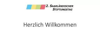 herzlich willkommen