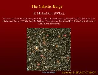 The Galactic Bulge