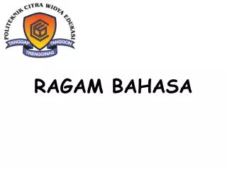 ragam bahasa