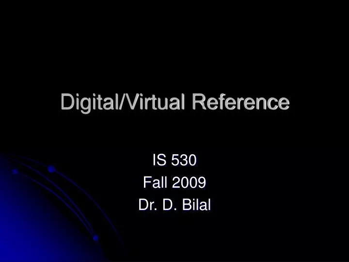 digital virtual reference