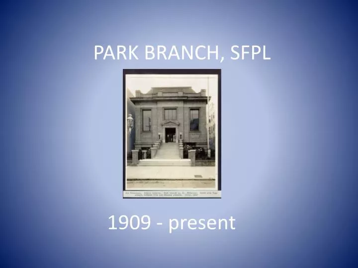 park branch sfpl