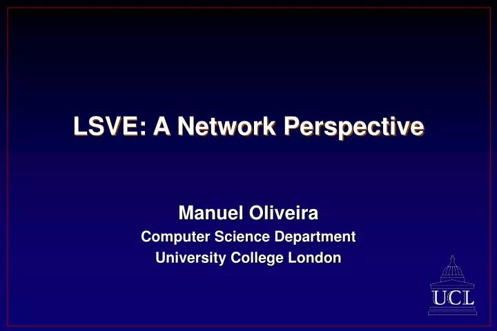 lsve a network perspective