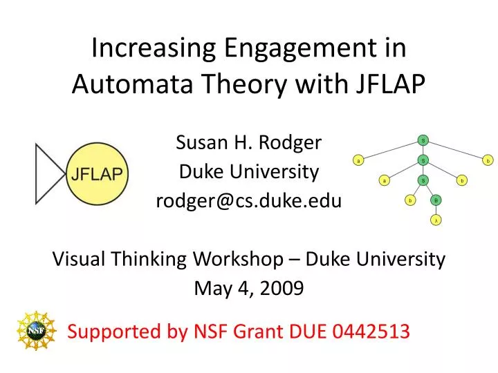 increasing engagement in automata theory with jflap