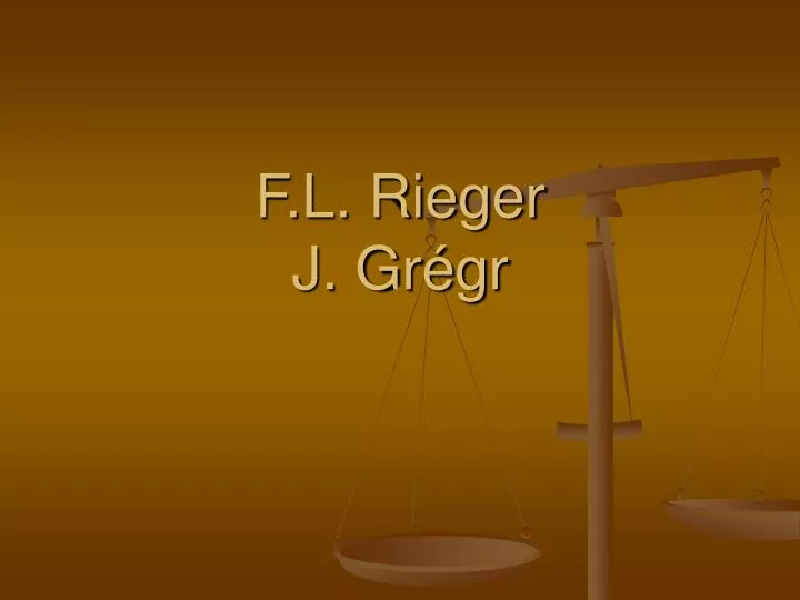 f l rieger j gr gr