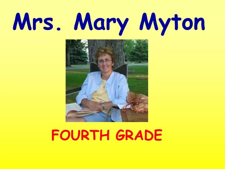 mrs mary myton